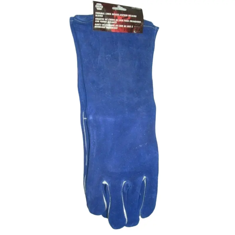 Napa 777-1690 Thermal-Insulated Blue Welding Gloves – 16-Inch Length, Large 1