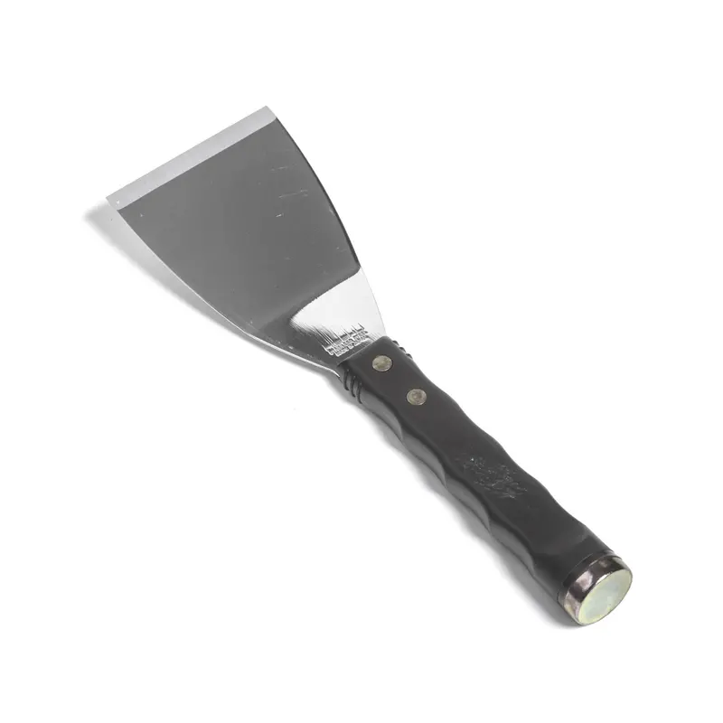 Nisaku 3-Inch Curved Hammer-End Stainless Scraper – Contoured Edge For Detail Work 1