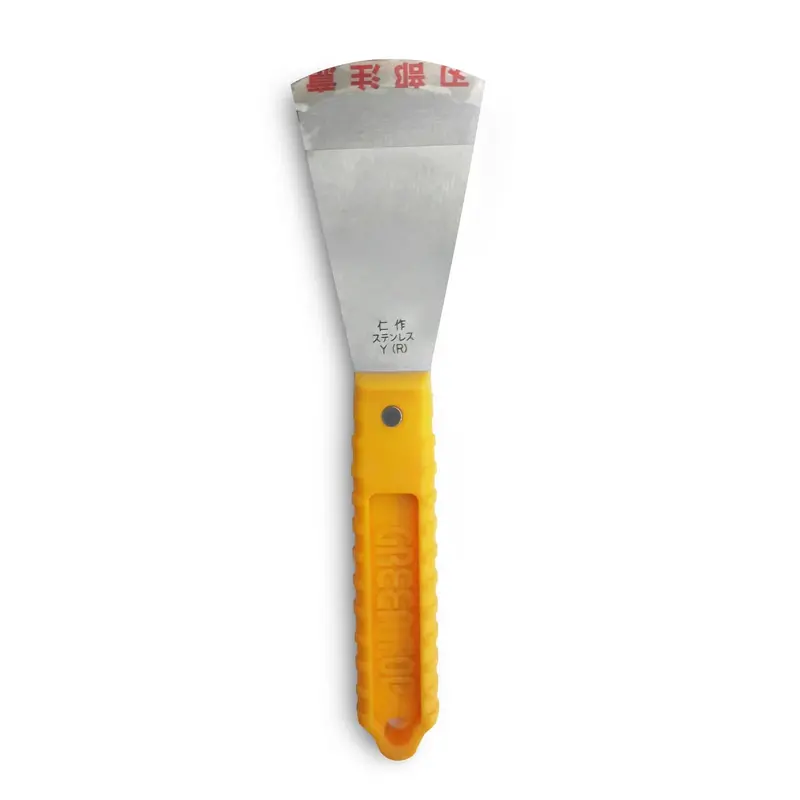 Nisaku Japanese Stainless Steel Rounded Y-Scraping Knife – 2.25-Inch Blade In Yellow 1