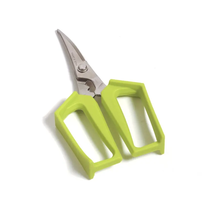 Nisaku Oshibasami Precision Stainless Steel Garden Scissors – Ergonomic Green Handle 1