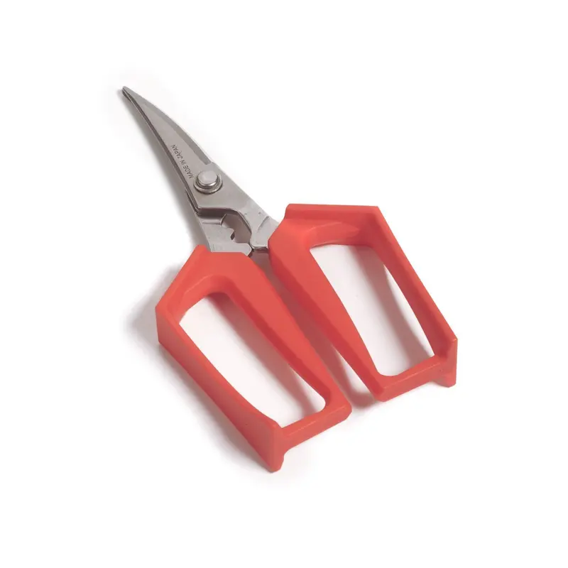Nisaku Oshibasami Stainless Steel Scissors – Professional Pruning Scissors (Red) 1
