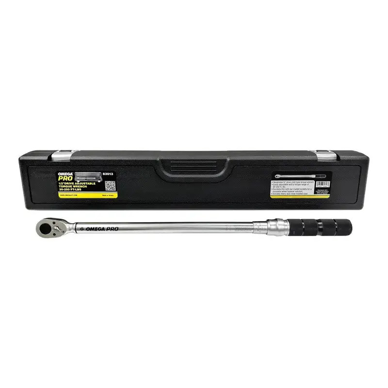 Omega 83013 Half-Inch Drive Adjustable Torque Wrench: 30–250 Ft-Lbs Range 1