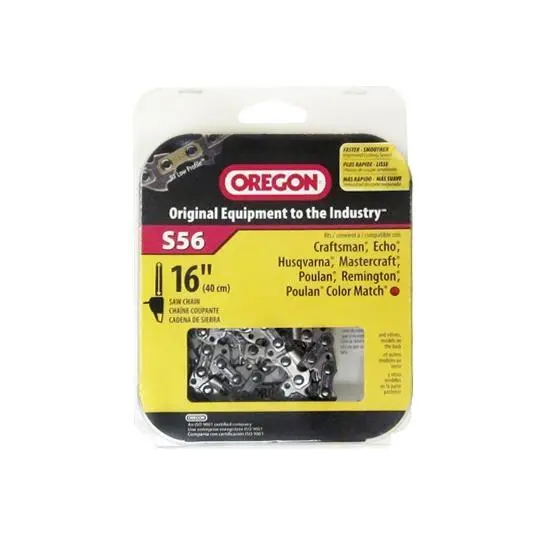 Oregon S56 Semi-Chisel Chainsaw Chain – 16-Inch, Compatible With Ion16Cs And Swj700E 1
