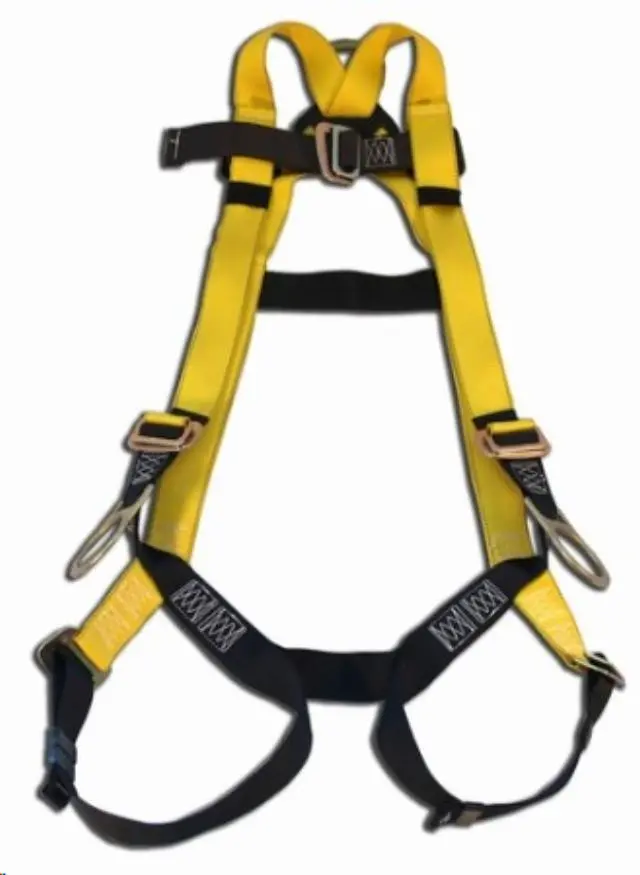 Osha-Compliant Full-Body Safety Harness With Shock-Absorbing Lanyard 1