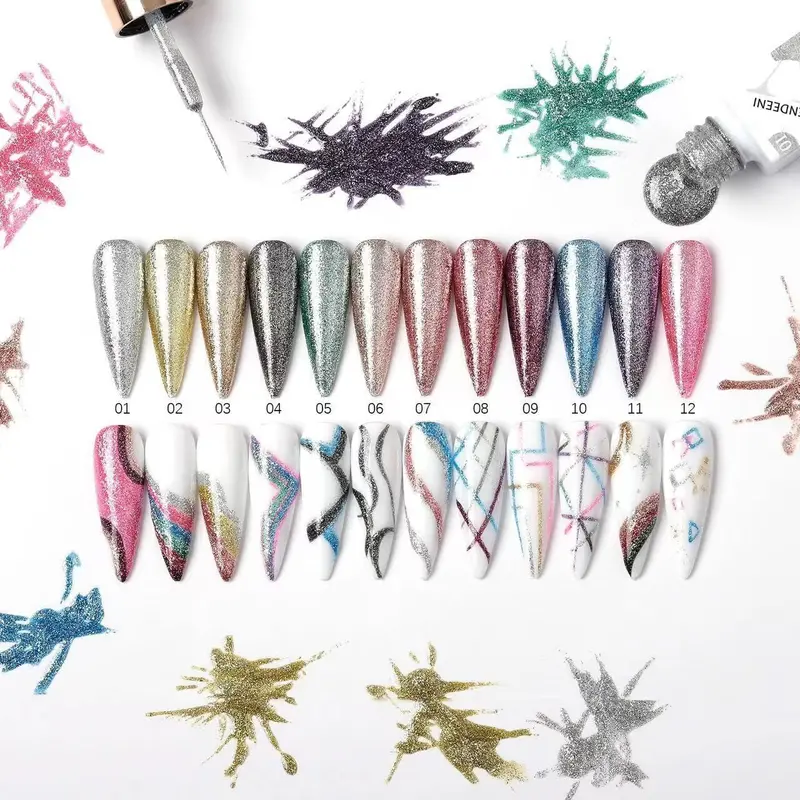 Platinum Precision Gel Liner – Ultra-Fine Brush Tip For Detailed Art 1