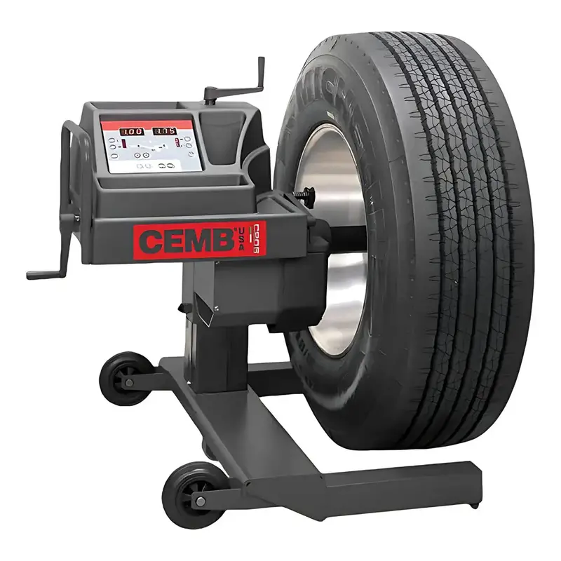 Portable Hand-Spin Wheel Balancer For Commercial Trucks – Cemb C206 1