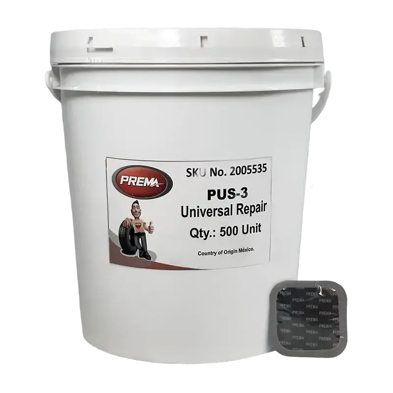 Prema Pus-3 Universal Tire Patch — 2.25-Inch Square, Bulk Pack Of 500 1