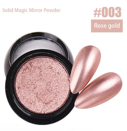 Premium Solid Nail Chrome Powder – Shade #3 1