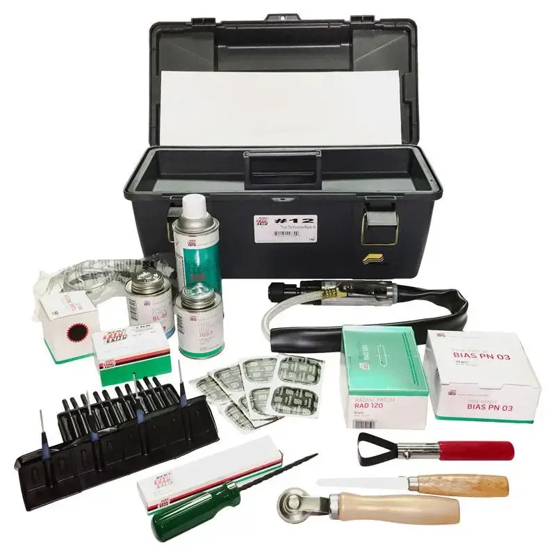 Rema 12-Piece Heavy-Duty Truck Tire Repair Kit 1