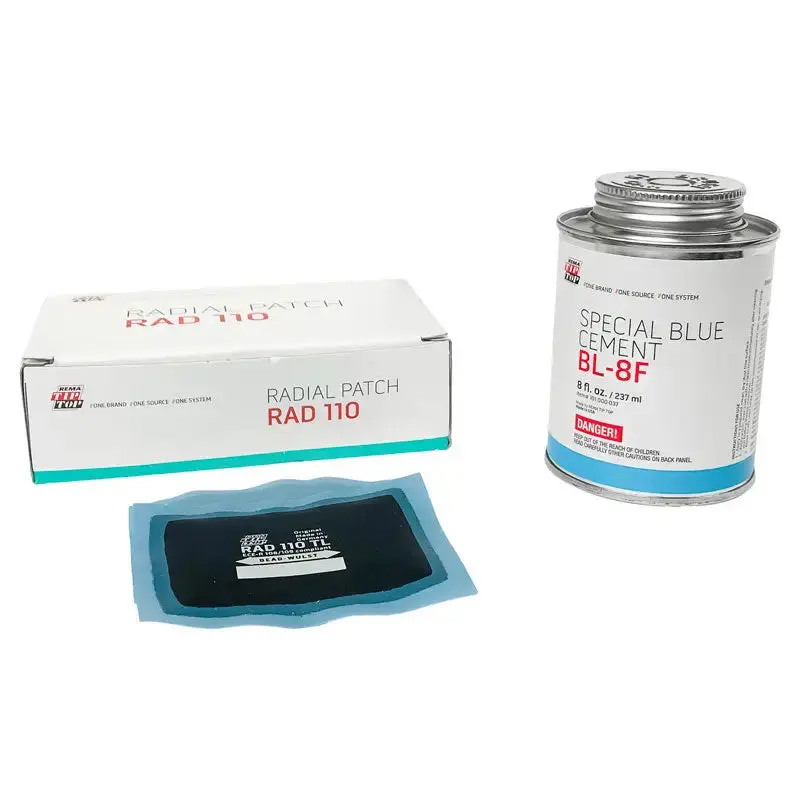 Rema Rad110 Repair Patch With Bl8 Blue Vulcanizing Cement Kit 1