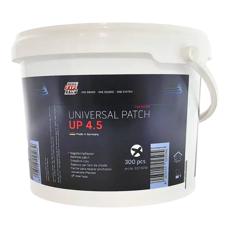 Rema Up4.5-P Universal Tire Repair Unit – 3/16" Injury Size, 1-7/16" Plug Length (300 Per Pail) 1