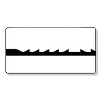 Reverse-Tooth Scroll Saw Blades For Reduced Splintering 1