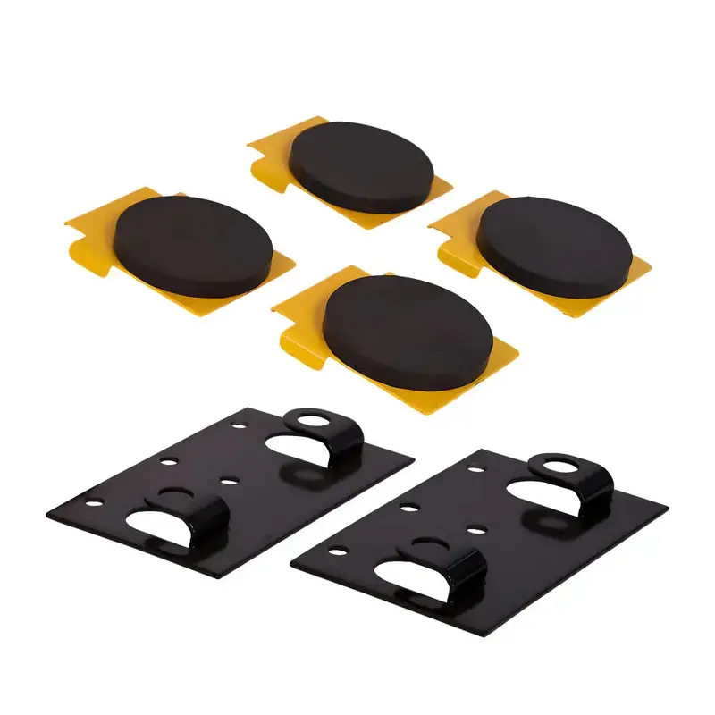 Rotary Fj6138 Flip-Up Lift Extension Kit – 1/2" Rubber Top, Set Of 6 For 2-Post Systems 1