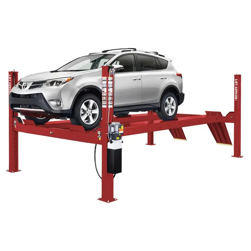 Rotary Sm14 Four-Post Lift – 14,000 Lb Capacity, Closed-Front Configuration 1
