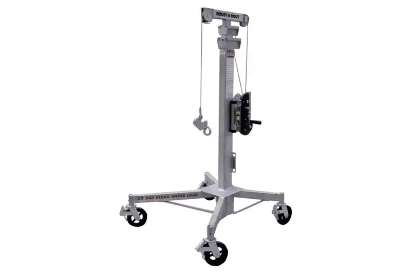 Roust-A-Bout 3/4-Ton Portable Hoist – 15-Foot Reach 1