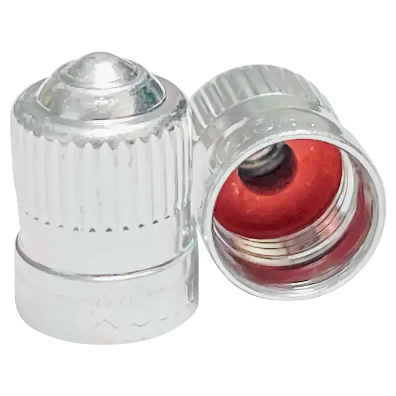 Schrader Aluminum Tire Valve Caps – 100 Per Box 1