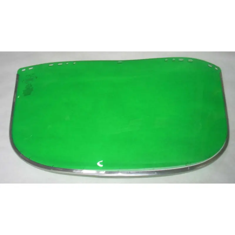 Sei Light Green Bound Face Shield – 9" × 15", Loosely Secured Bottom Edge 1