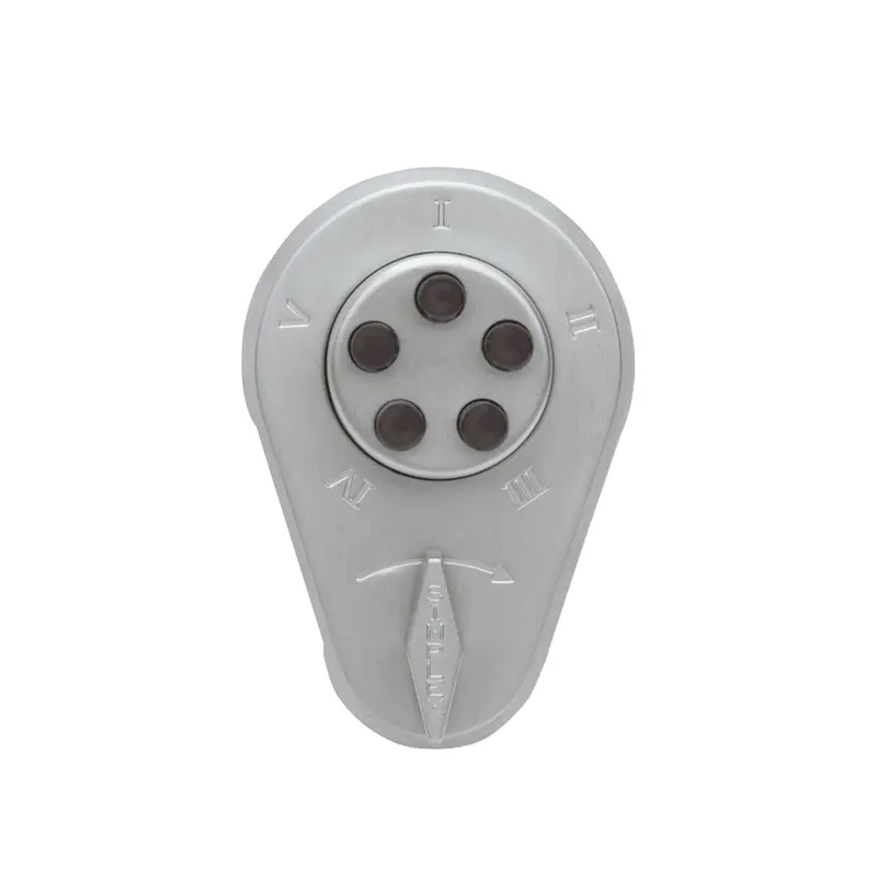Simplex 9193000 Auxiliary Pushbutton Deadbolt & Spring Latch Unit 1