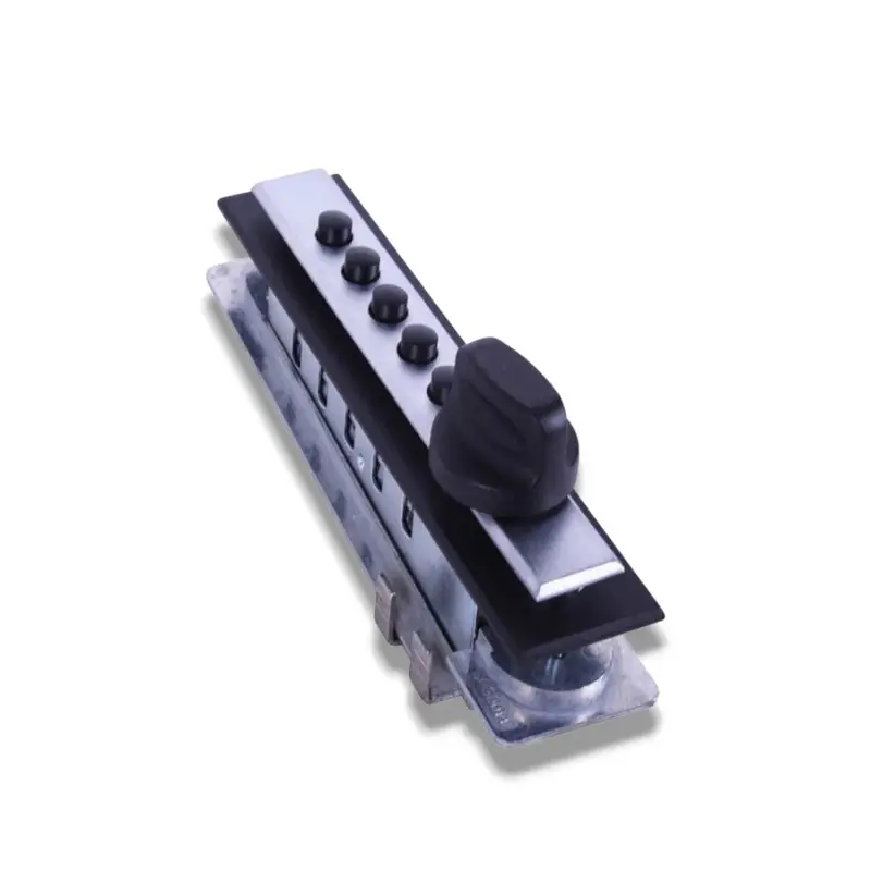 Simplex 9621C20 Cabinet Deadbolt — Wood Door, Cross-Throw Bolt, Clutch Ball Bearing Knob With Trim Plate 1
