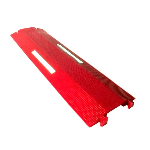 Single-Channel Red Glow Cord Cover – 1-Inch × 4-Inch Low-Profile Design 1