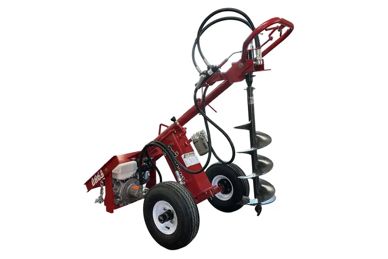 Single-Operator Towable Gas Post Hole Digger 1