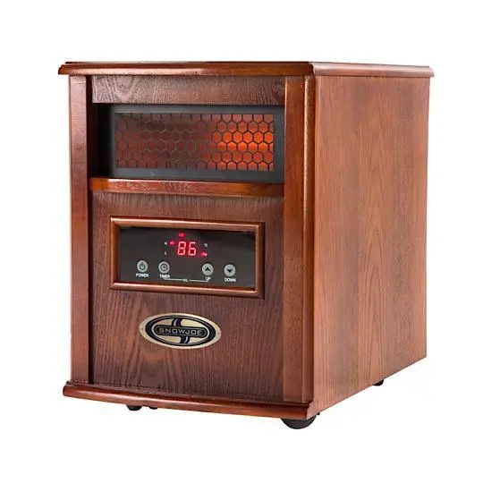 Snow Joe Sjqh1500-Do Infrared Quartz Heater: 1500W, 4-Tube Design With Digital Thermostat & Timer 1