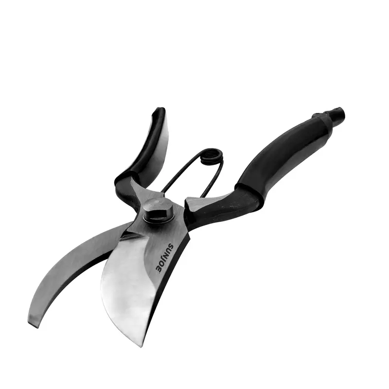 Sun Joe By Nisaku Njpsc1 — Premium Carbon Steel Pruning Shears With Leather Holster & Ergonomic Grip 1