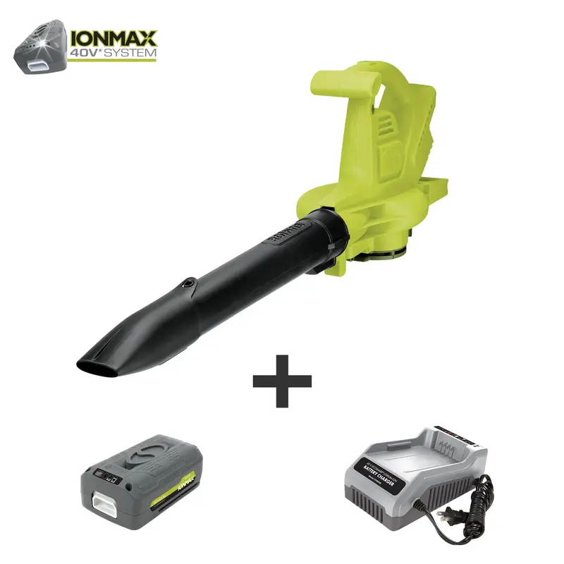 Sun Joe Ionbv 40V Ionmax Cordless 3-In-1 Blower-Vacuum-Mulcher Kit: 200 Mph, Includes 4.0-Ah Battery & Charger 1