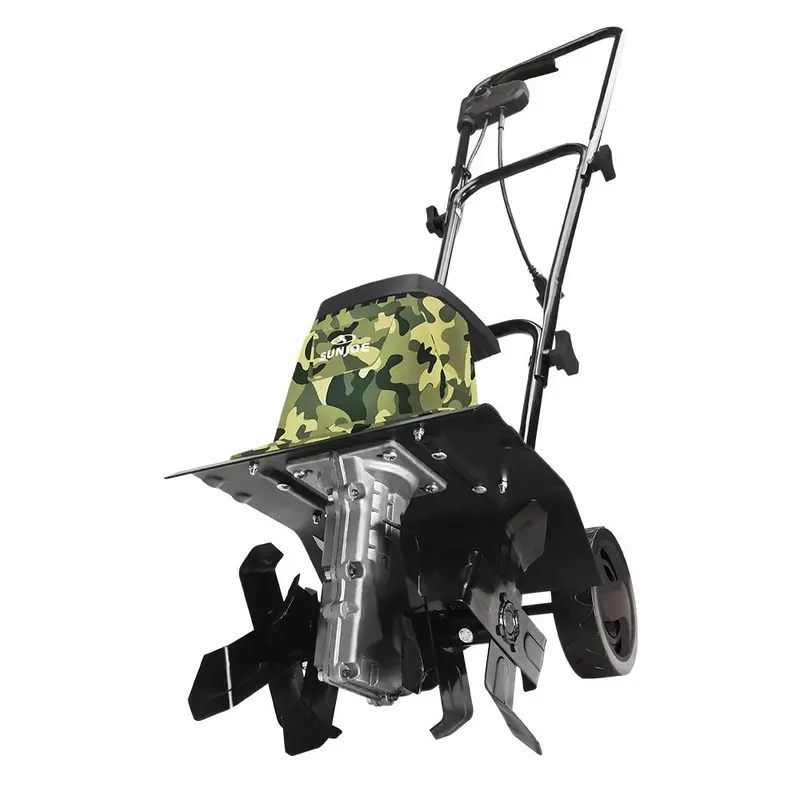 Sun Joe Tj602E Electric Garden Tiller – 12-Inch, 8-Amp, Camo Finish (Certified Refurbished) 1