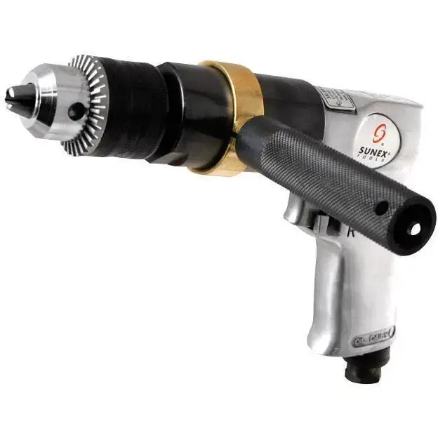 Sunex 1/2-Inch Drive Reversible Geared Air Drill 1