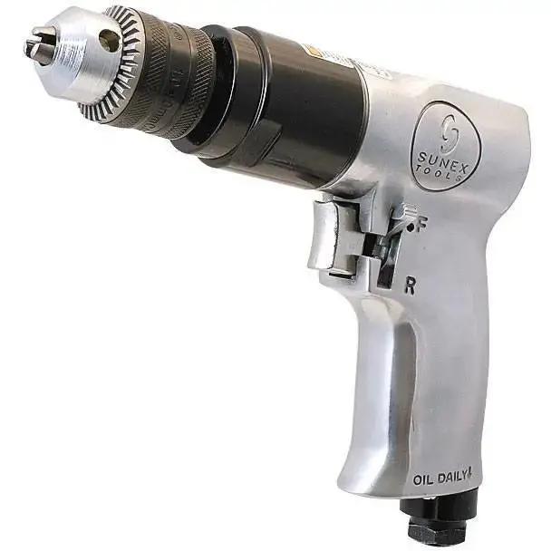 Sunex 3/8-Inch Drive Reversible Geared Air Drill 1