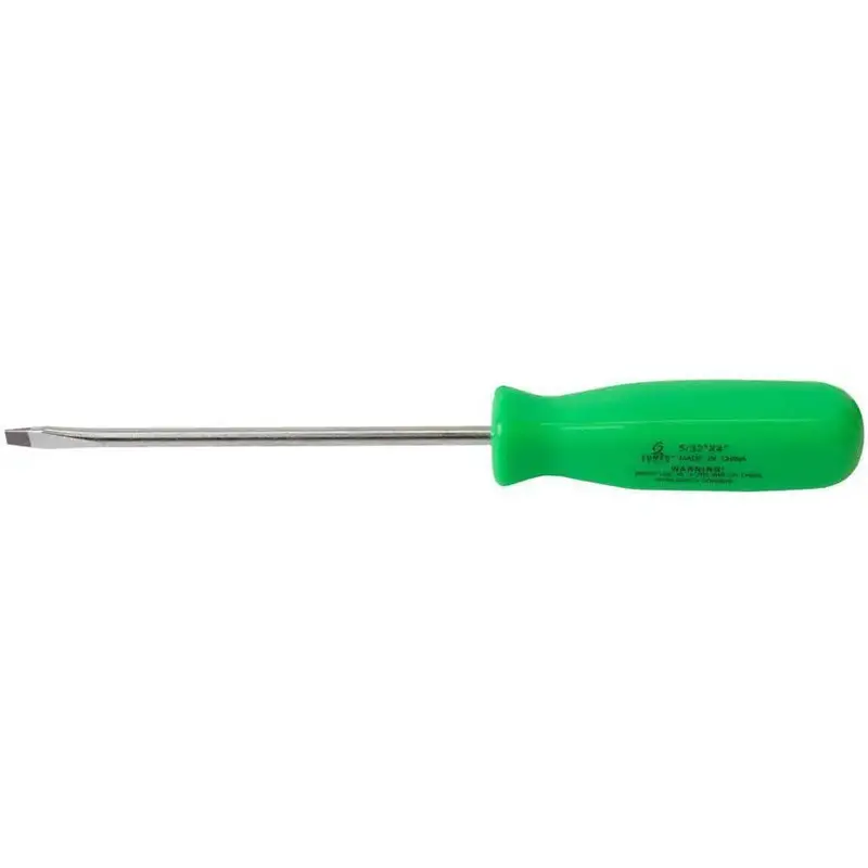 Sunex Neon Green Slotted Screwdriver – 5/32" X 4" 1