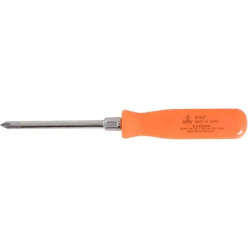 Sunex Neon Orange Slotted Screwdriver – 5/16" X 6" 1