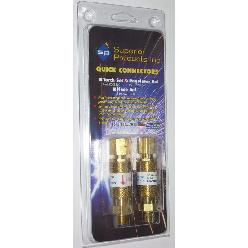 Superior Products Usa-Made Regulator-To-Hose Quick Connect Set 1