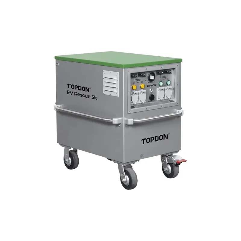 Topdon Tdevr5K Ev Rescue – 5Kwh Portable Power Station With 120V & 220V Outlets 1