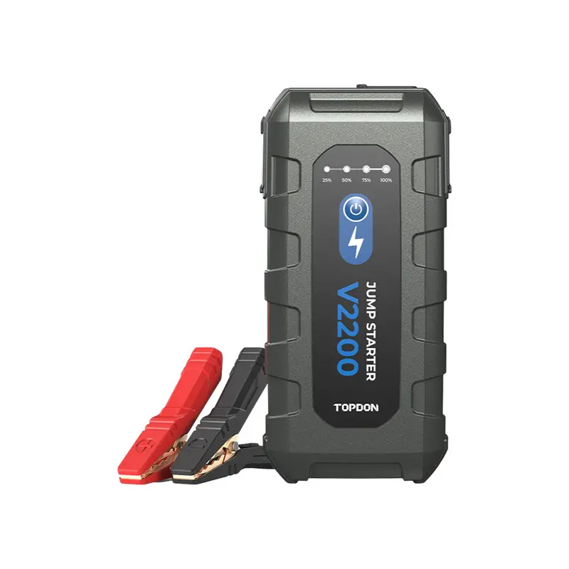 Topdon V2200 Peak Amp Jump Starter With Power Bank And Led Flashlight 1