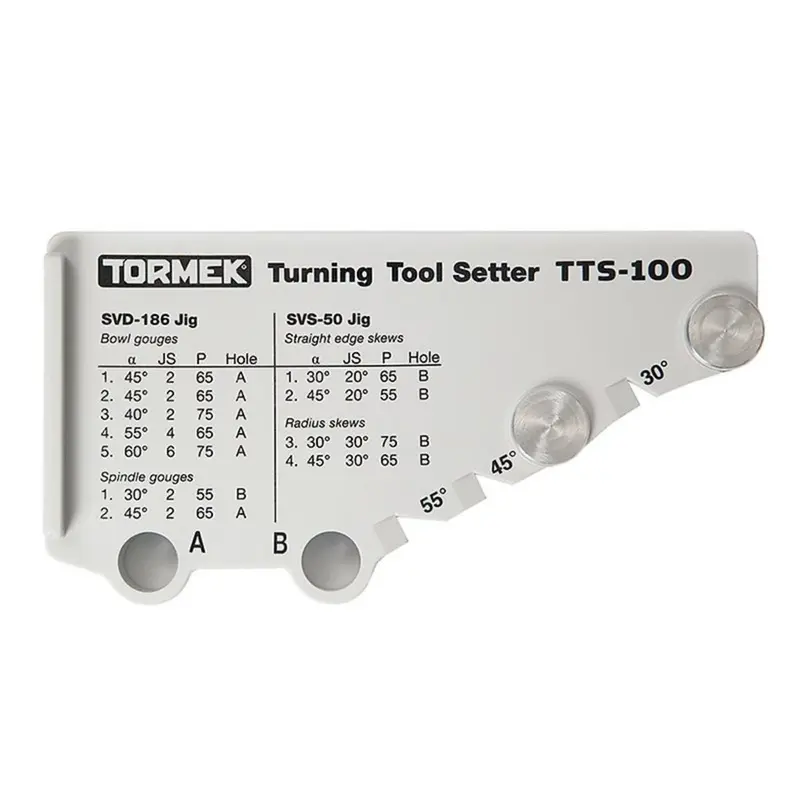 Tormek Tts-100 Turning Tool Angle Setter For Wood Lathe Applications 1