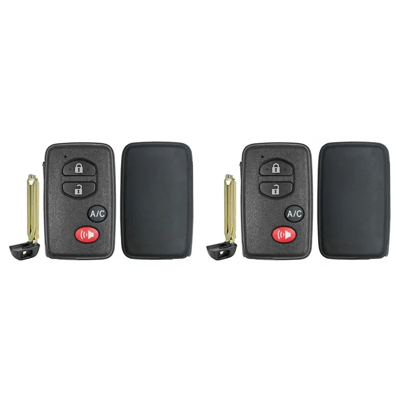 Toyota Prius (2010–2015) Hyq14Acx Smart Key Shell – 4B, 2-Pack 1