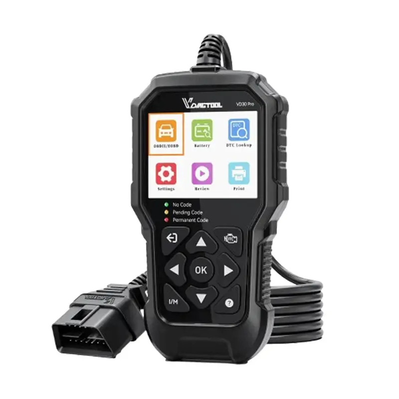 Vdiagtool Vd30 Pro Obd2 Scanner – Engine Code Reader With Live Data, Ecu Reset & I/M Readiness Testing 1