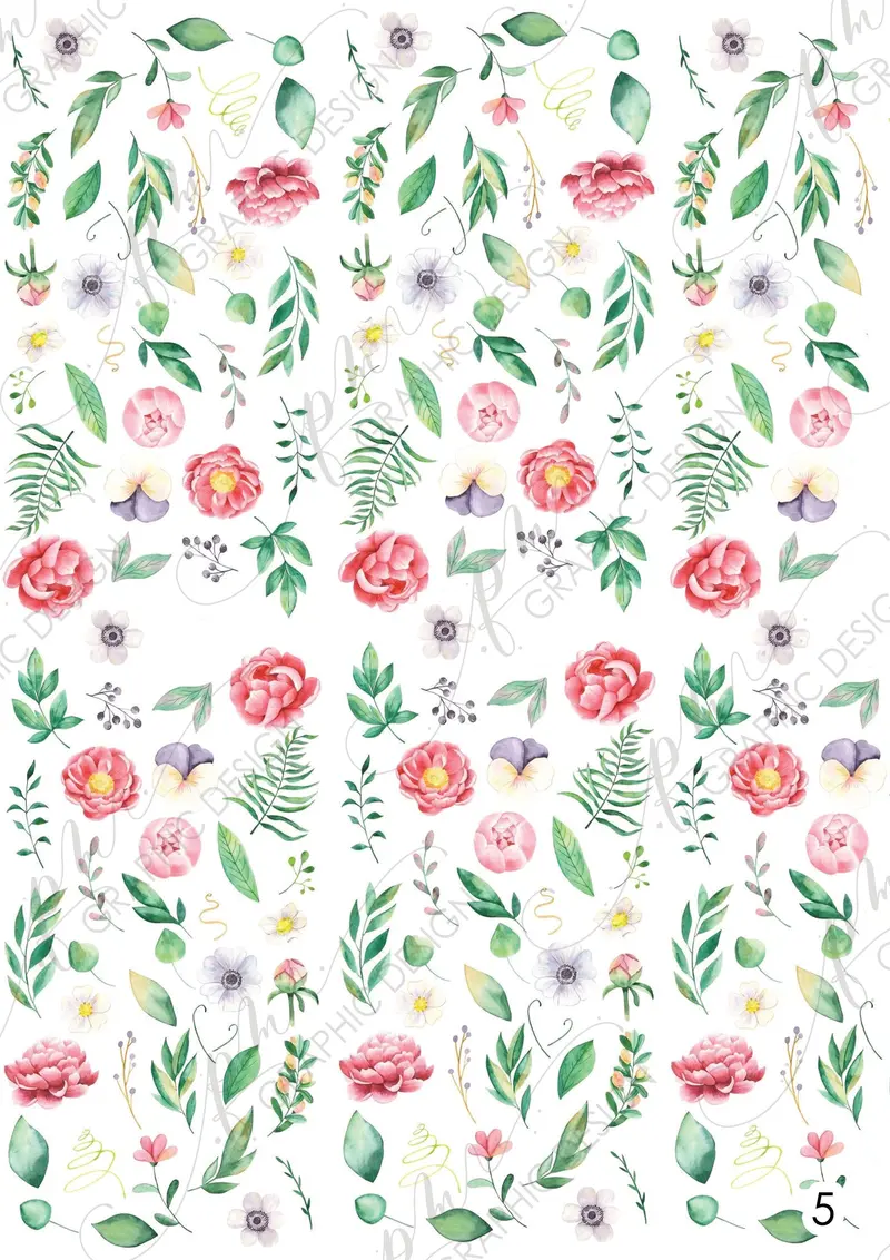 Versatile Nail Art Sticker - Pm05 1