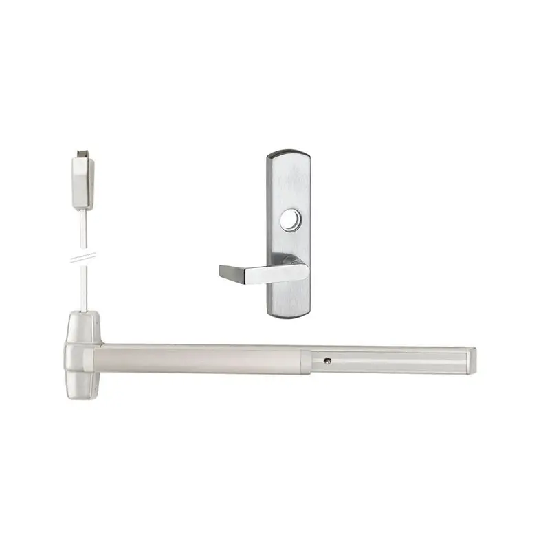 Von Duprin Cd9927 Grooved Surface-Mount Vertical Rod Exit Device – Classroom Function, 06 Lever, Cylinder Dogging, Grade 1, No Bottom Rod 2