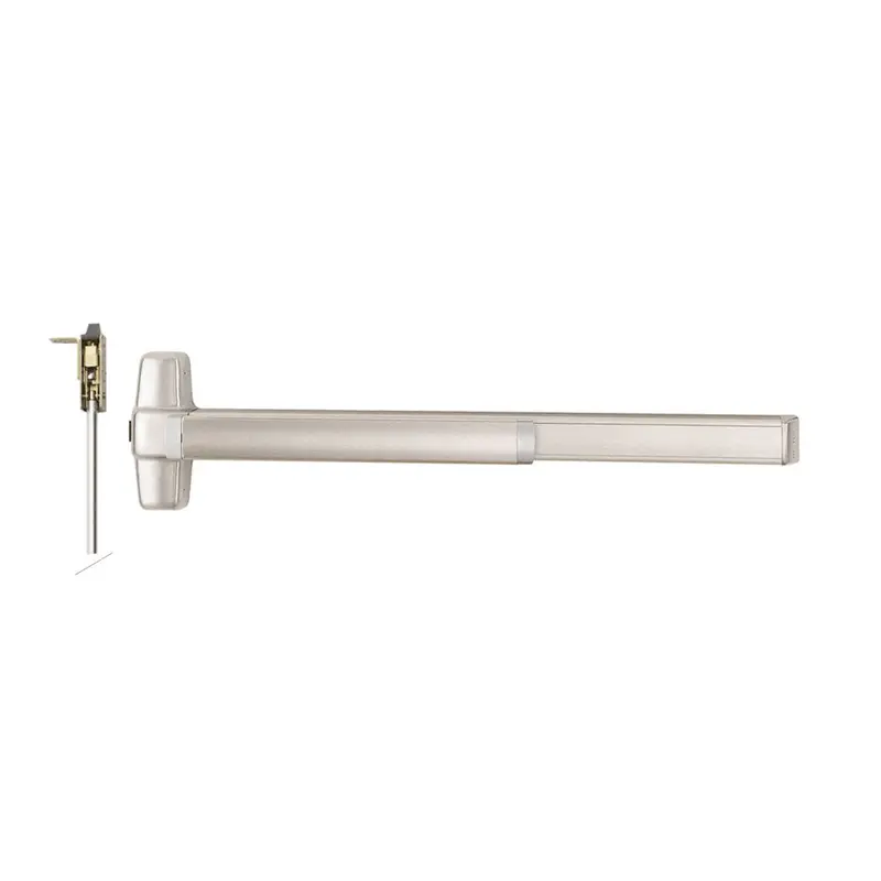 Von Duprin Ld9847 Smooth Concealed Vertical Rod Exit Device – Wide Stile Pushpad, Exit-Only, Grade 1, No Bottom Rod Or Dogging