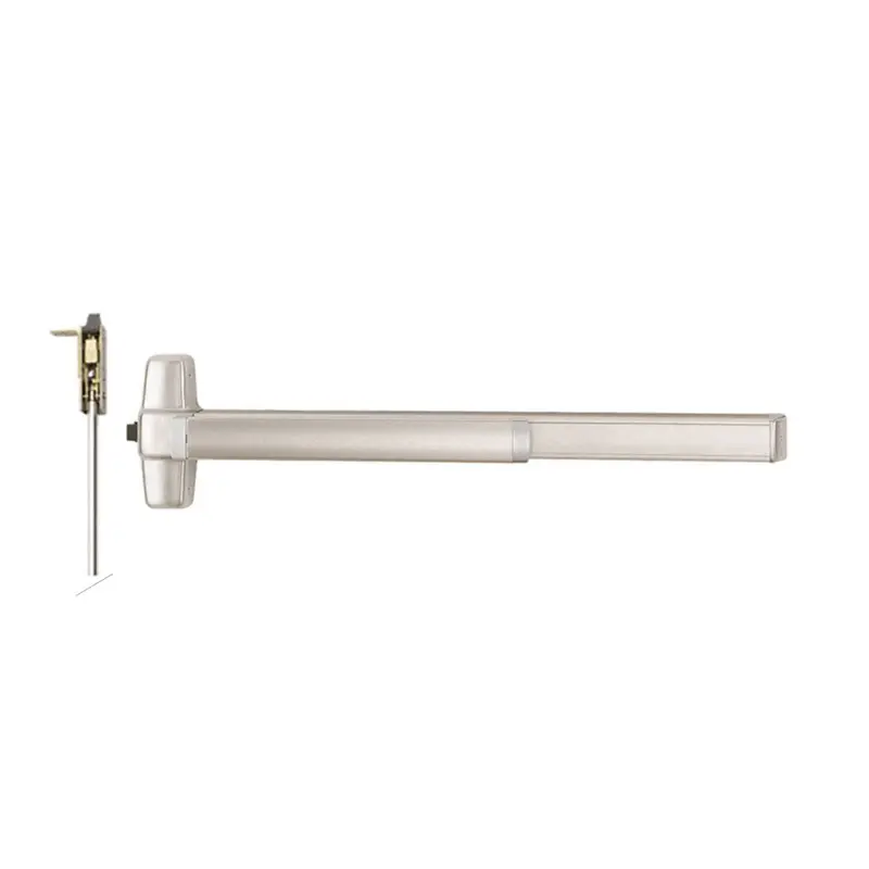 Von Duprin Qel9847 Smooth Concealed Vertical Rod Exit Device – Wide Stile Pushpad, Exit-Only Function, Grade 1