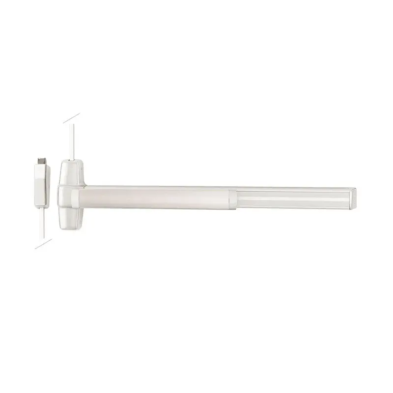 Von Duprin Qel9927 Grooved Surface Vertical Rod Exit Device – Wide Stile Pushpad, Exit-Only Mode, Grade 1 Security 1