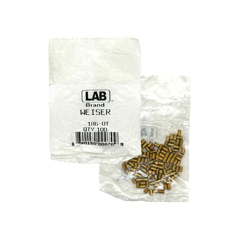 Weiser Top Pin Set: 0.186" Diameter – 100-Pack Polybag 1
