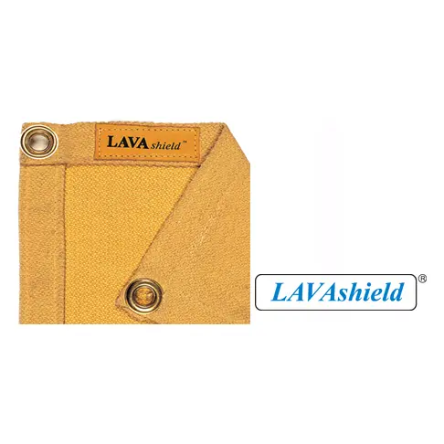 Weldas Heavy-Duty 30 Oz Gold Fiberglass Welding Blanket – 6 Ft × 6 Ft Heat Shield 1