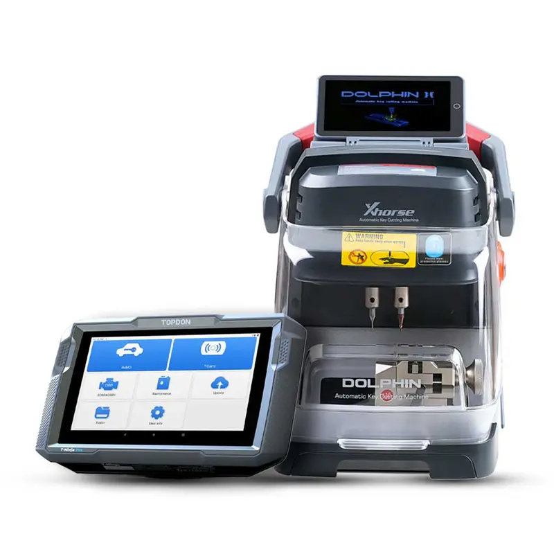 Xhorse Xp-005L Dolphin Ii Key Cutting Machine + Topdon T-Ninja Pro 8" Automotive Programmer 1