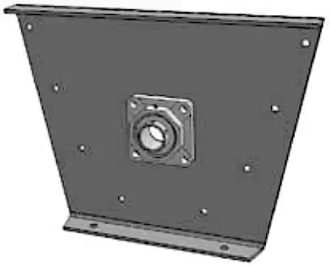 #114 Flared Trough End Kit For 14" Screw Conveyors – Includes 3" Ball Bearing 1