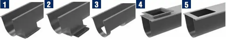 14-Inch Screw Conveyor Discharge Spout With Manual Slide Control | Model 342-2383 1