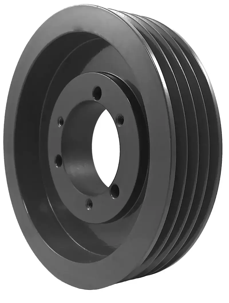 43V600Sk Four-Groove V-Belt Sheave – 6.00" Outside Diameter, Heavy-Duty Cast Iron 1